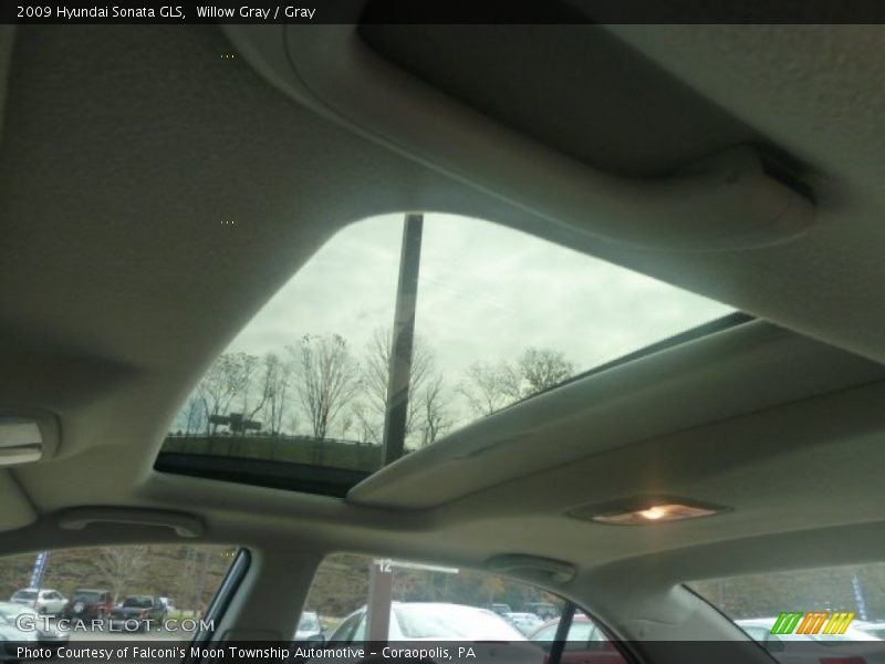 Willow Gray / Gray 2009 Hyundai Sonata GLS