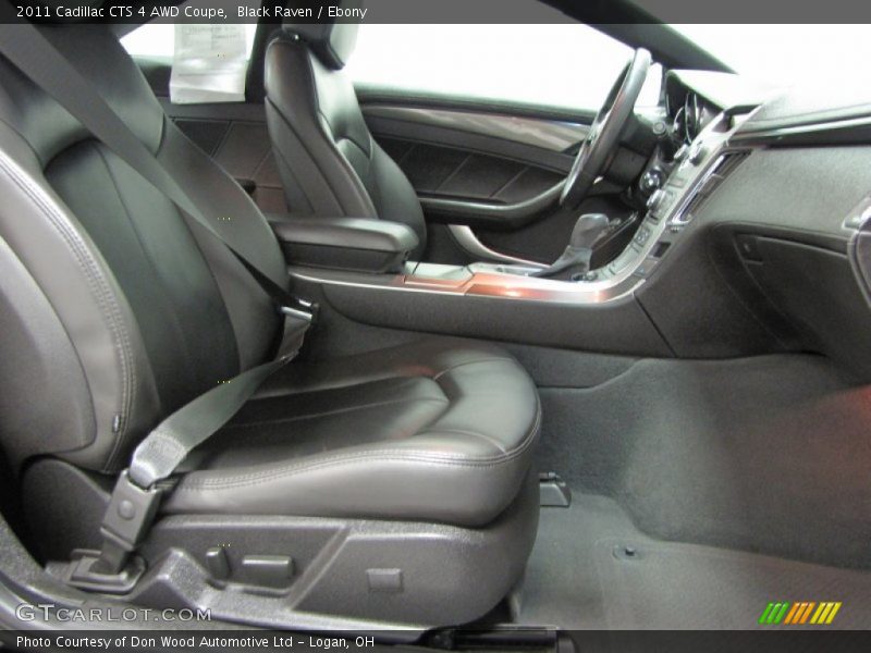  2011 CTS 4 AWD Coupe Ebony Interior