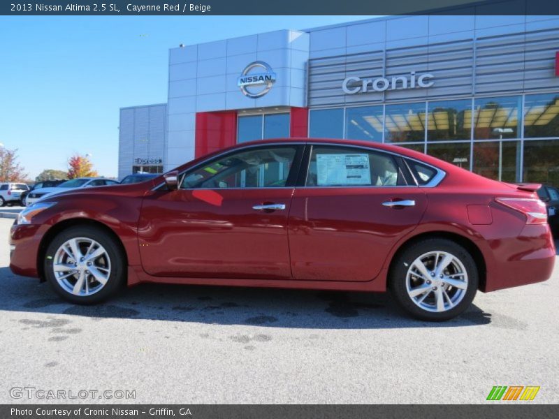 Cayenne Red / Beige 2013 Nissan Altima 2.5 SL