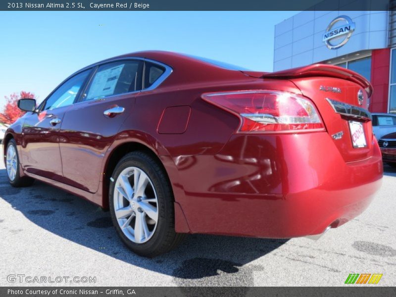 Cayenne Red / Beige 2013 Nissan Altima 2.5 SL