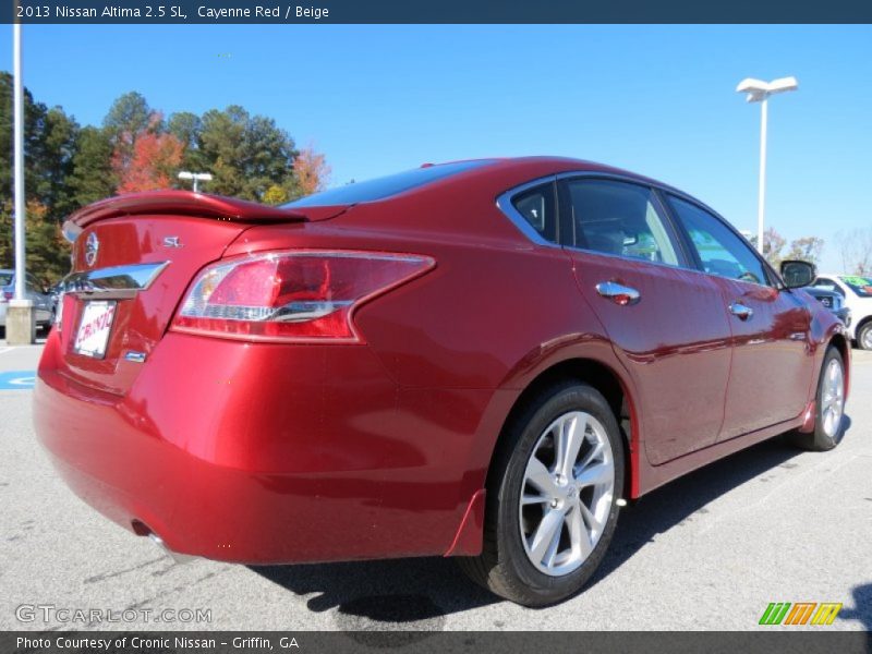 Cayenne Red / Beige 2013 Nissan Altima 2.5 SL