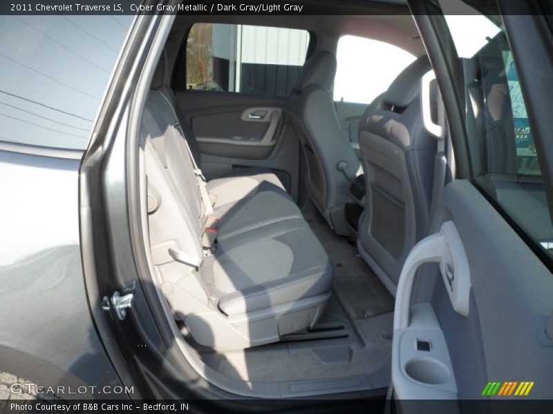 Cyber Gray Metallic / Dark Gray/Light Gray 2011 Chevrolet Traverse LS