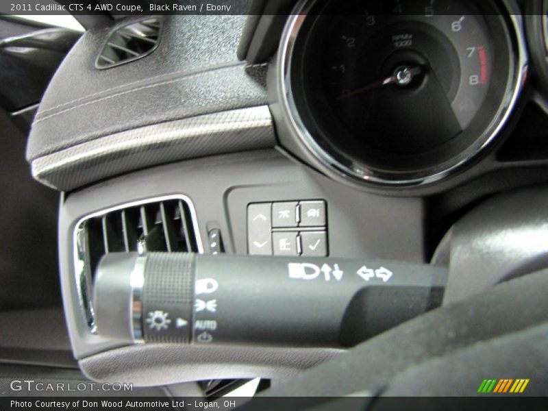 Controls of 2011 CTS 4 AWD Coupe