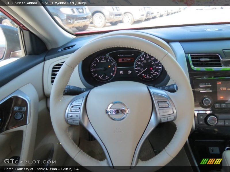 Cayenne Red / Beige 2013 Nissan Altima 2.5 SL