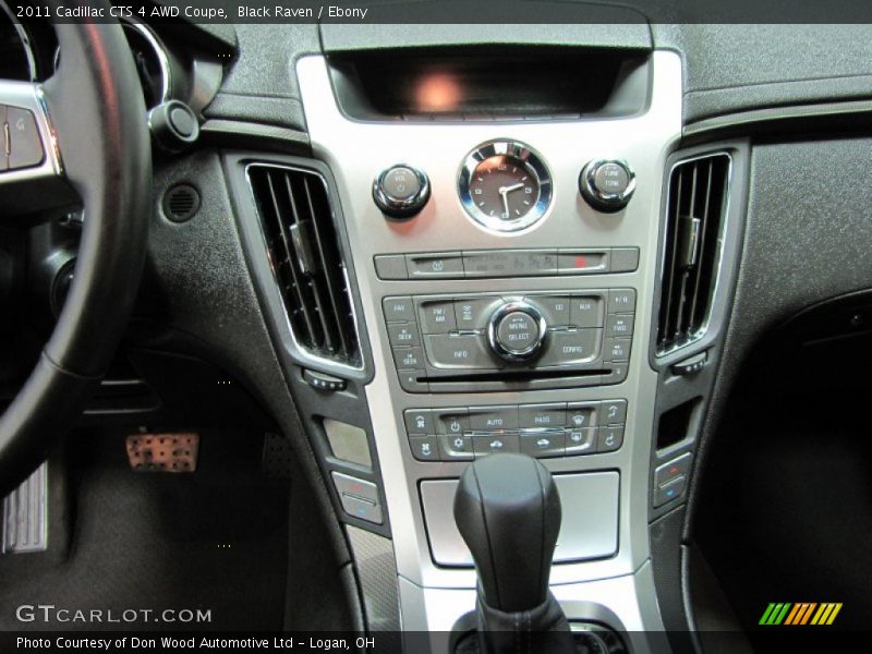 Controls of 2011 CTS 4 AWD Coupe