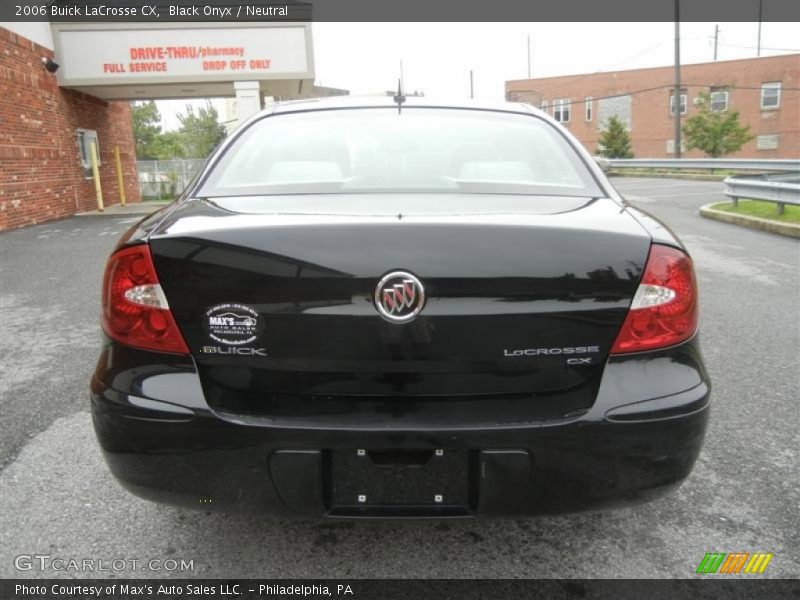 Black Onyx / Neutral 2006 Buick LaCrosse CX