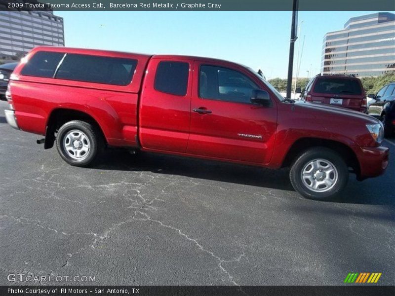 Barcelona Red Metallic / Graphite Gray 2009 Toyota Tacoma Access Cab