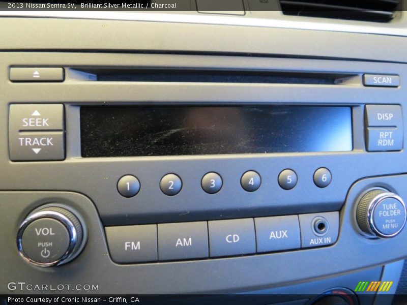 Brilliant Silver Metallic / Charcoal 2013 Nissan Sentra SV