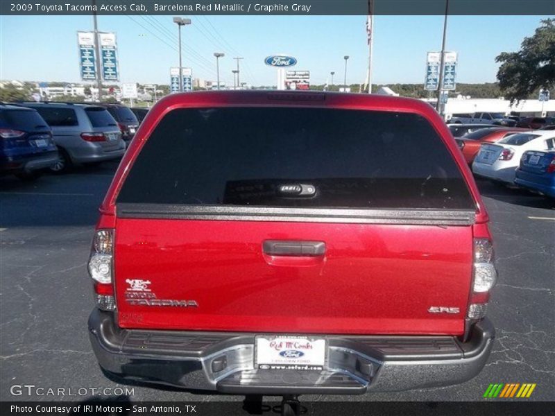 Barcelona Red Metallic / Graphite Gray 2009 Toyota Tacoma Access Cab