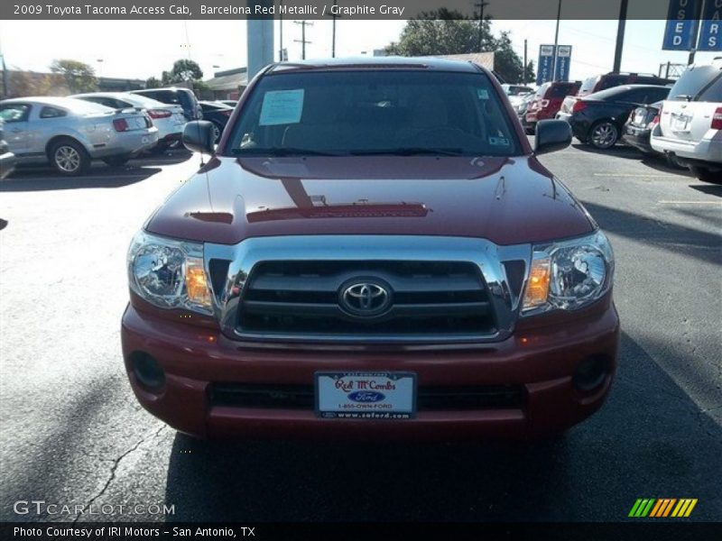 Barcelona Red Metallic / Graphite Gray 2009 Toyota Tacoma Access Cab