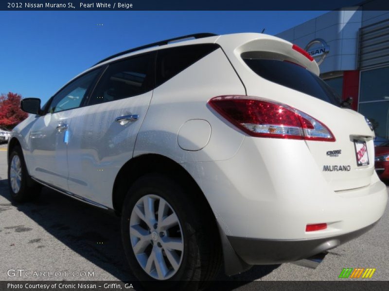 Pearl White / Beige 2012 Nissan Murano SL