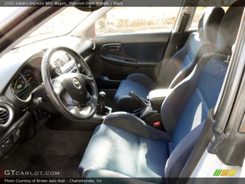  2002 Impreza WRX Wagon Black Interior