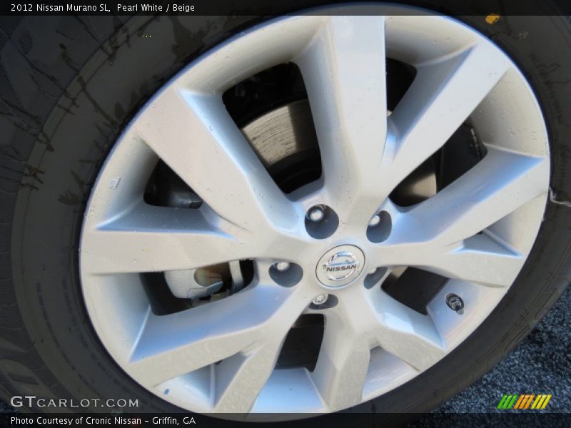 Pearl White / Beige 2012 Nissan Murano SL