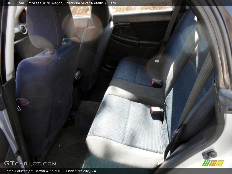 Platinum Silver Metallic / Black 2002 Subaru Impreza WRX Wagon