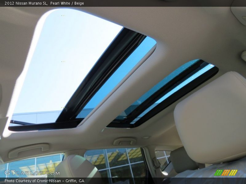 Pearl White / Beige 2012 Nissan Murano SL