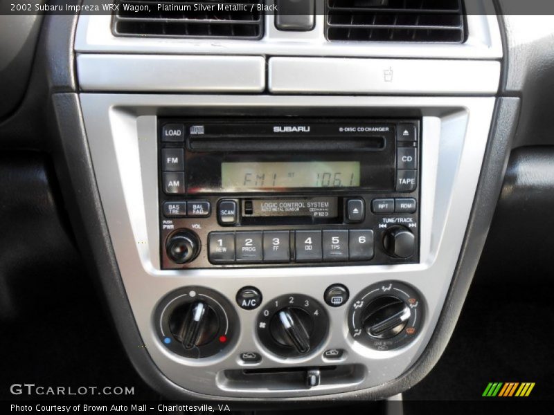 Controls of 2002 Impreza WRX Wagon