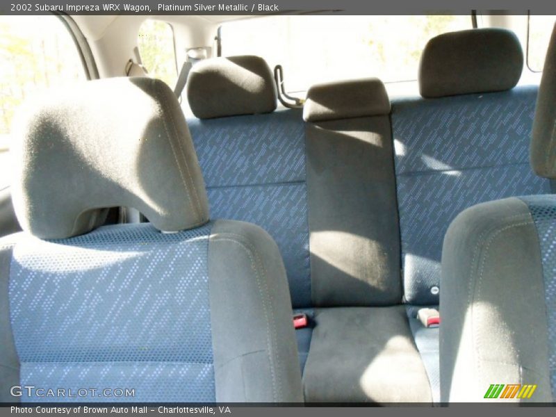 Platinum Silver Metallic / Black 2002 Subaru Impreza WRX Wagon