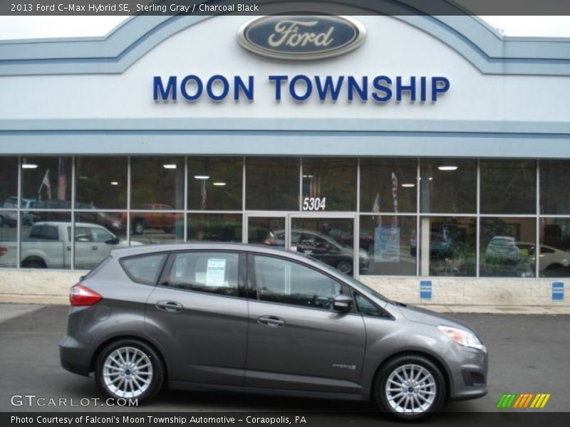 Sterling Gray / Charcoal Black 2013 Ford C-Max Hybrid SE