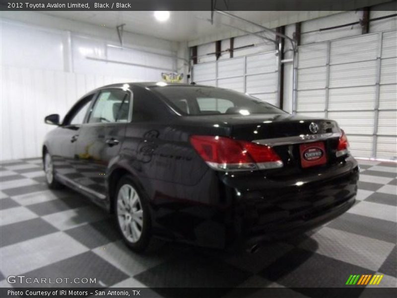 Black / Black 2012 Toyota Avalon Limited