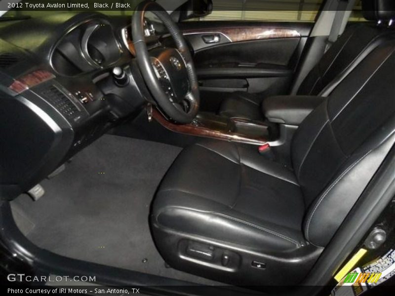 Black / Black 2012 Toyota Avalon Limited