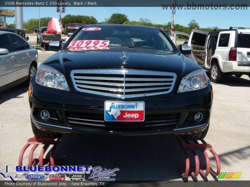 Black / Black 2008 Mercedes-Benz C 300 Luxury