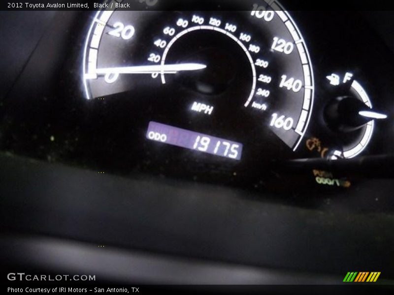 Black / Black 2012 Toyota Avalon Limited