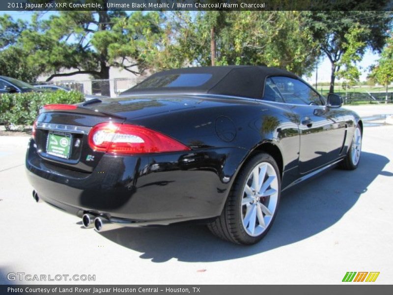 Ultimate Black Metallic / Warm Charcoal/Warm Charcoal 2011 Jaguar XK XKR Convertible