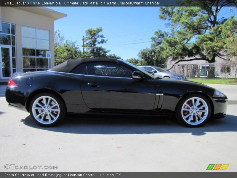 Ultimate Black Metallic / Warm Charcoal/Warm Charcoal 2011 Jaguar XK XKR Convertible