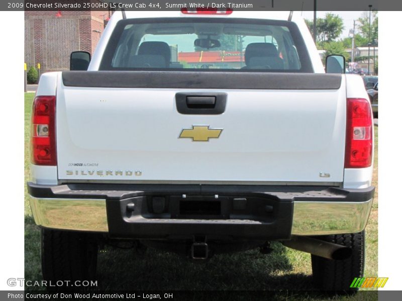 Summit White / Dark Titanium 2009 Chevrolet Silverado 2500HD LS Crew Cab 4x4