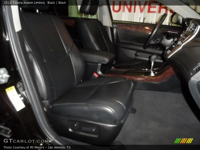 Black / Black 2012 Toyota Avalon Limited