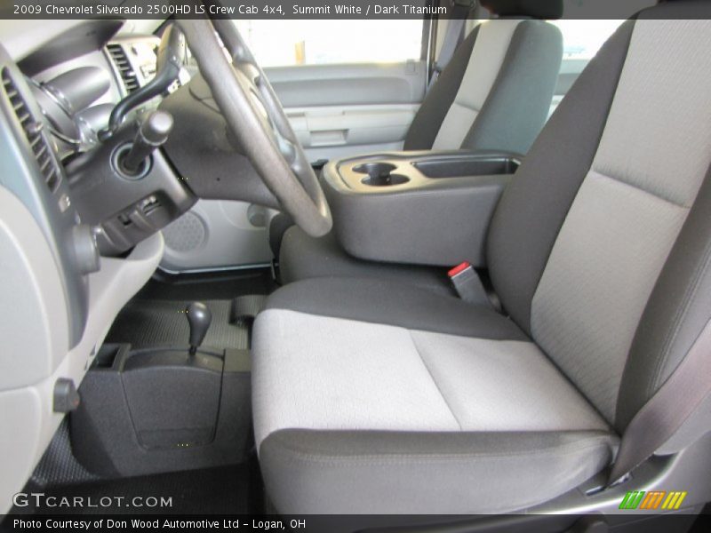 Summit White / Dark Titanium 2009 Chevrolet Silverado 2500HD LS Crew Cab 4x4