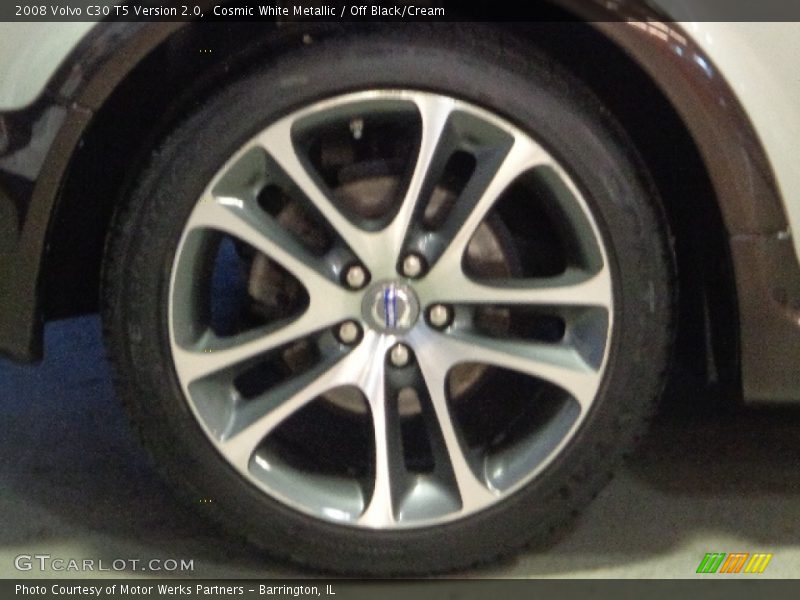 Cosmic White Metallic / Off Black/Cream 2008 Volvo C30 T5 Version 2.0