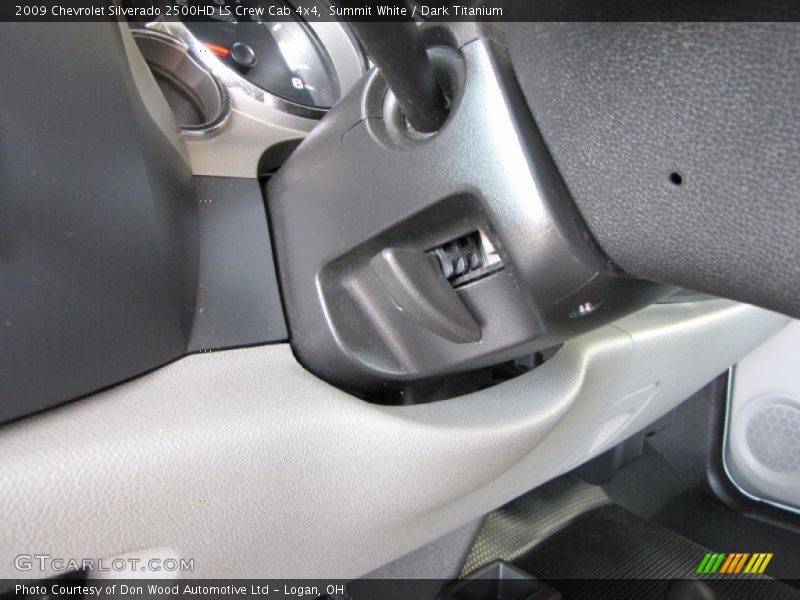 Summit White / Dark Titanium 2009 Chevrolet Silverado 2500HD LS Crew Cab 4x4