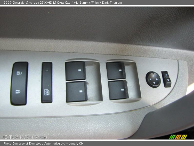 Summit White / Dark Titanium 2009 Chevrolet Silverado 2500HD LS Crew Cab 4x4