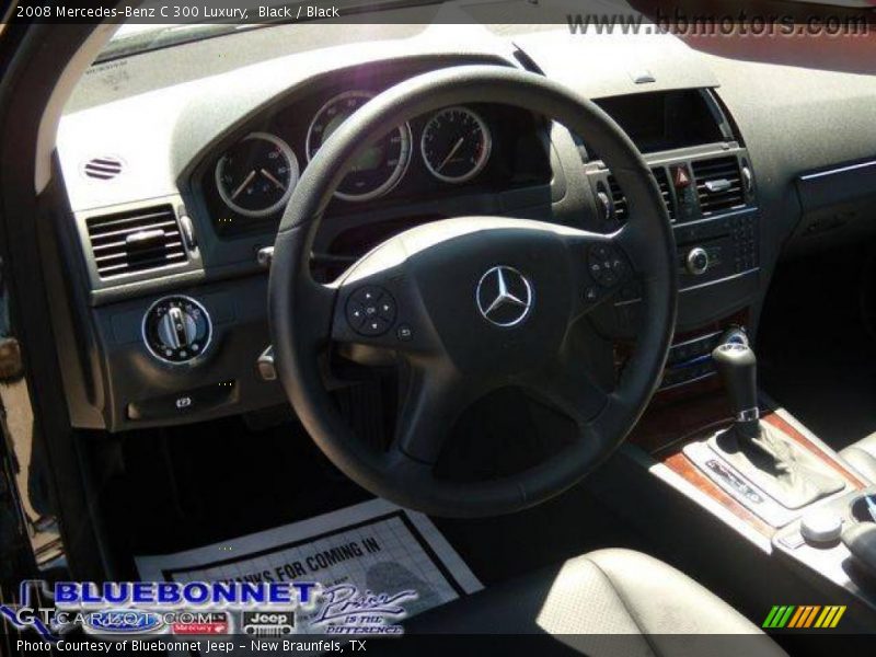 Black / Black 2008 Mercedes-Benz C 300 Luxury