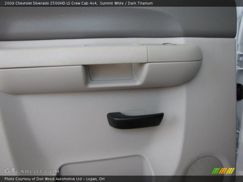 Summit White / Dark Titanium 2009 Chevrolet Silverado 2500HD LS Crew Cab 4x4