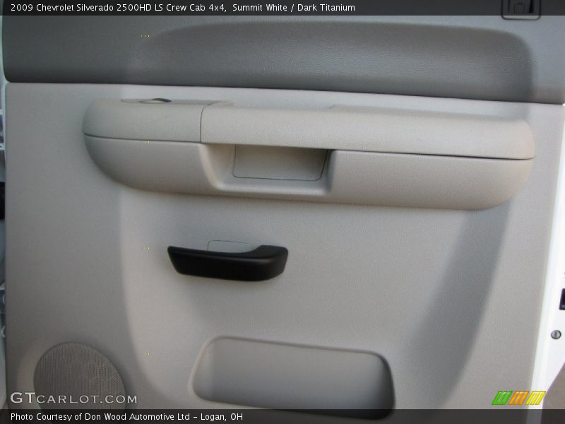 Summit White / Dark Titanium 2009 Chevrolet Silverado 2500HD LS Crew Cab 4x4