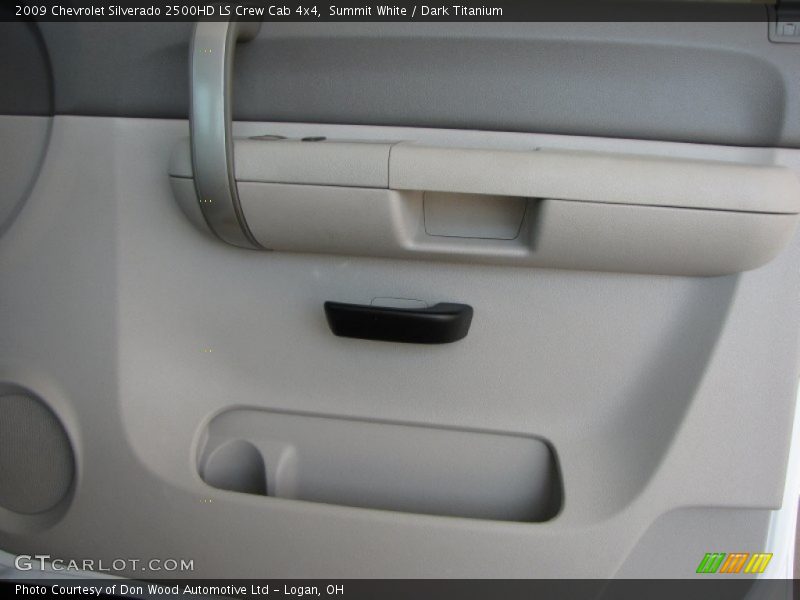 Summit White / Dark Titanium 2009 Chevrolet Silverado 2500HD LS Crew Cab 4x4