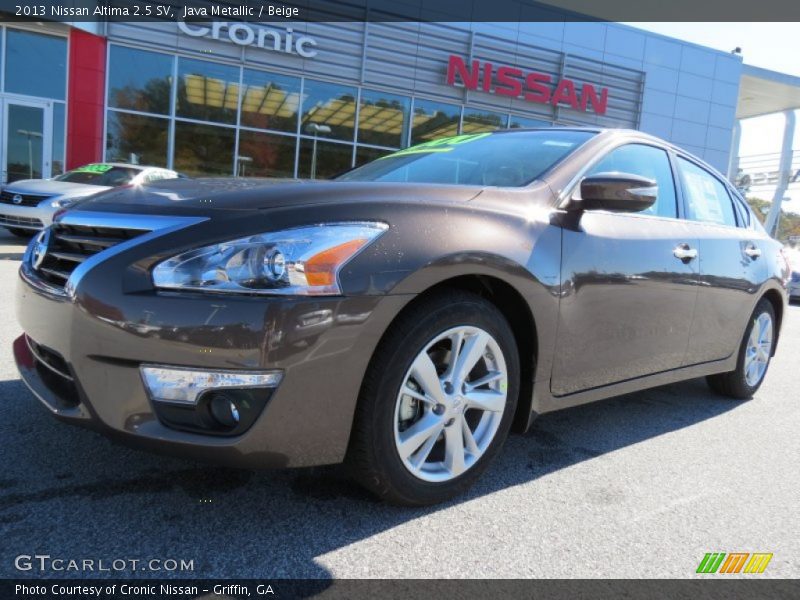Java Metallic / Beige 2013 Nissan Altima 2.5 SV