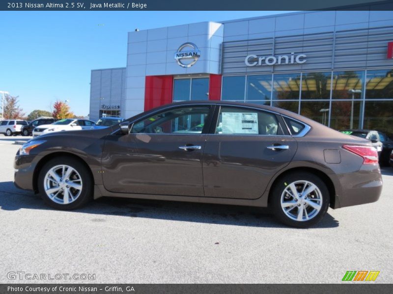 Java Metallic / Beige 2013 Nissan Altima 2.5 SV