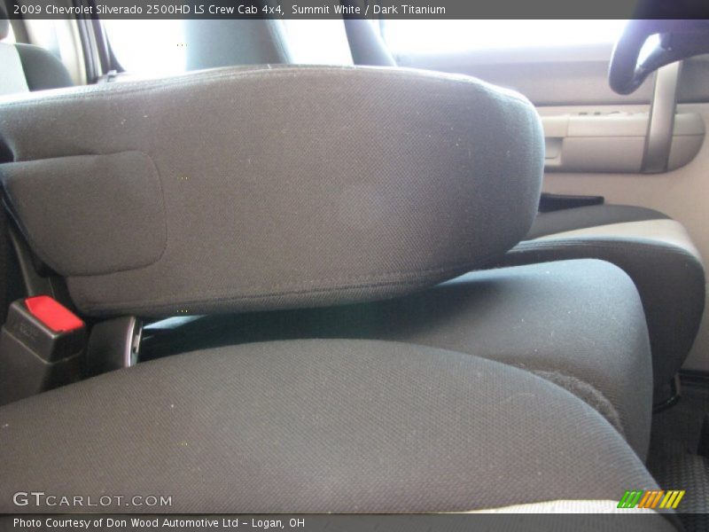 Summit White / Dark Titanium 2009 Chevrolet Silverado 2500HD LS Crew Cab 4x4