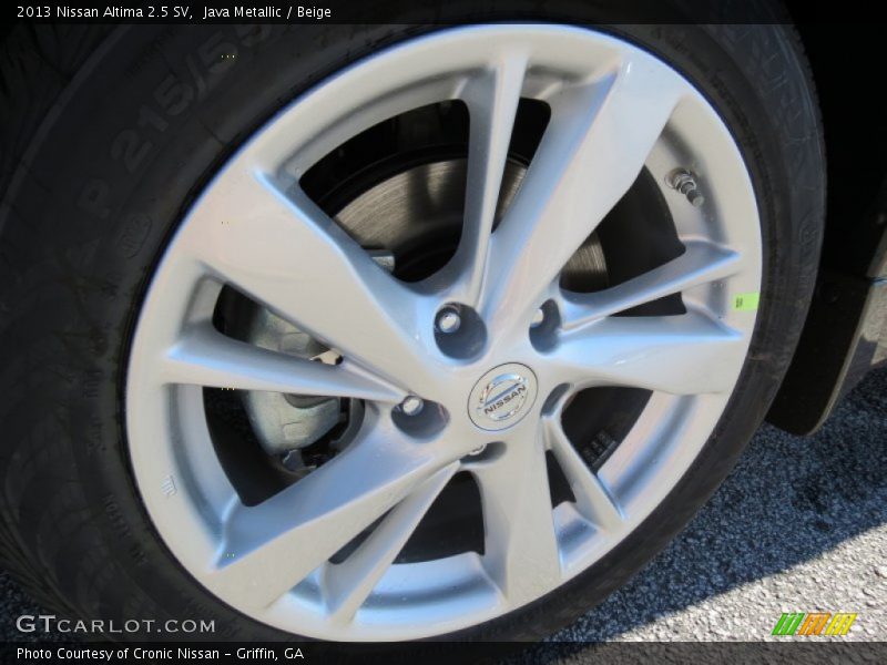 Java Metallic / Beige 2013 Nissan Altima 2.5 SV