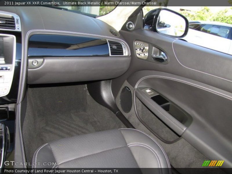 Ultimate Black Metallic / Warm Charcoal/Warm Charcoal 2011 Jaguar XK XKR Convertible