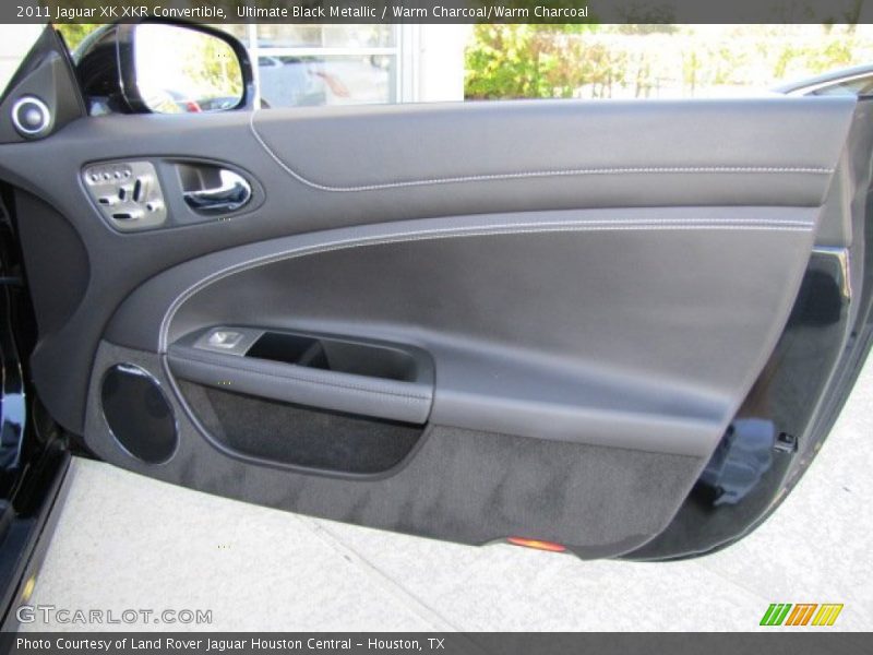 Ultimate Black Metallic / Warm Charcoal/Warm Charcoal 2011 Jaguar XK XKR Convertible