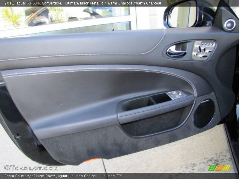 Ultimate Black Metallic / Warm Charcoal/Warm Charcoal 2011 Jaguar XK XKR Convertible