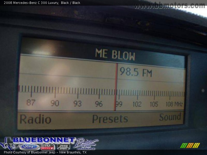 Black / Black 2008 Mercedes-Benz C 300 Luxury