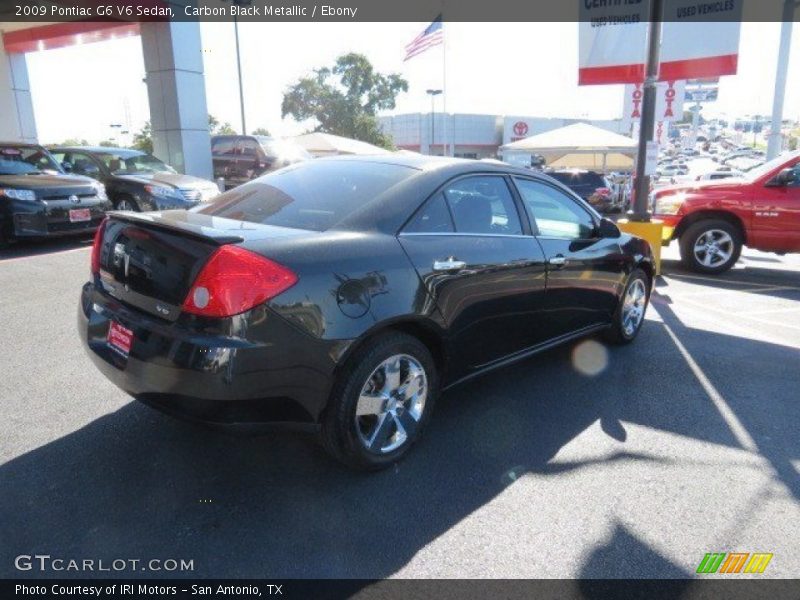 Carbon Black Metallic / Ebony 2009 Pontiac G6 V6 Sedan