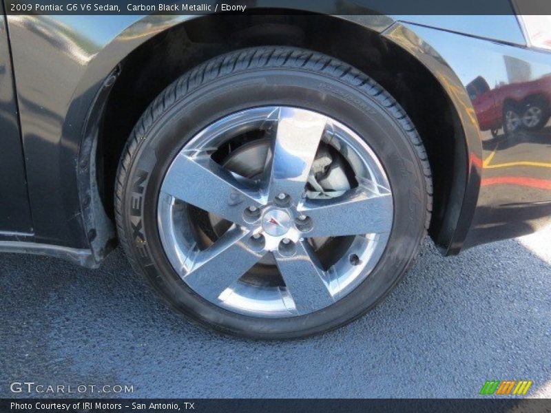 Carbon Black Metallic / Ebony 2009 Pontiac G6 V6 Sedan