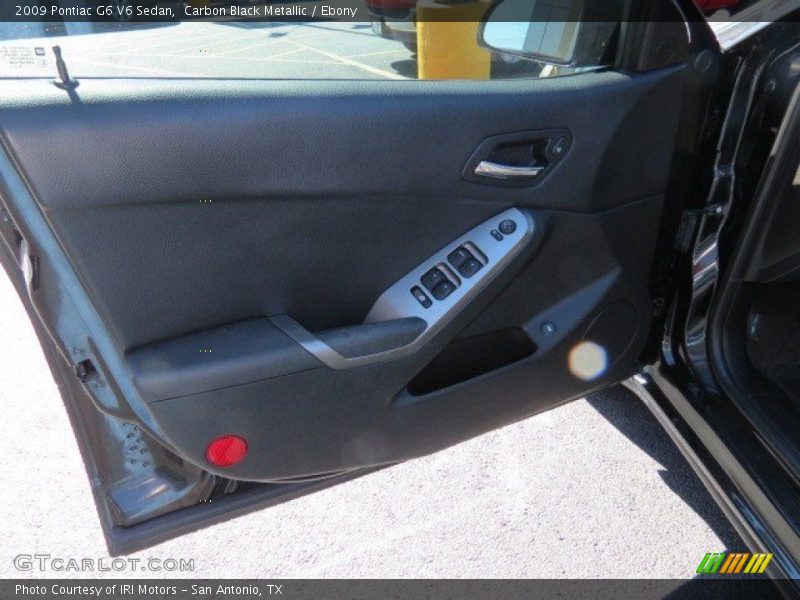 Carbon Black Metallic / Ebony 2009 Pontiac G6 V6 Sedan
