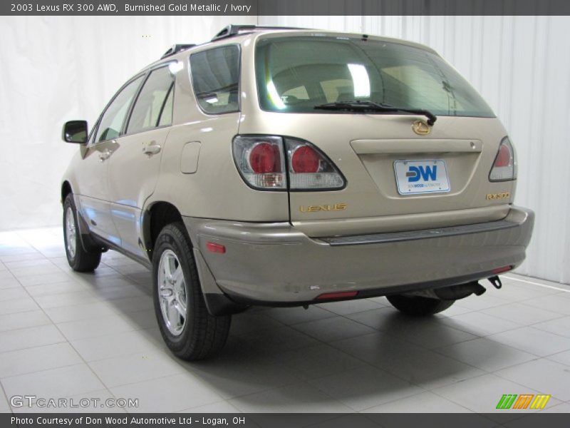 Burnished Gold Metallic / Ivory 2003 Lexus RX 300 AWD